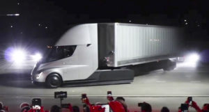 Prototype of Tesla Semi